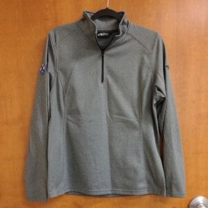 The North Face Gray Quarter-Zip Pullover